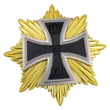 Немецкий Железный значок с крестом военные Медали брошь WWI Deutsche вермахт армейская булавка