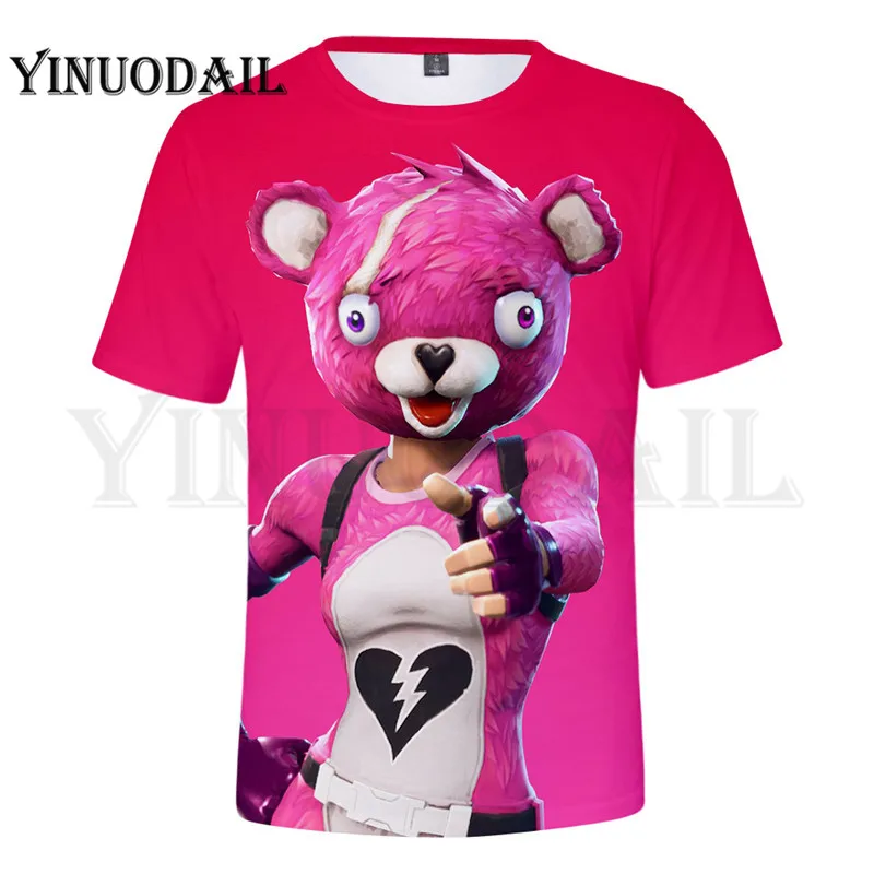 

100cm-160cm Parent-Child 3D T-shirt Gunman shirt for Kids Sudaderas Para Hombre Game Streetwear