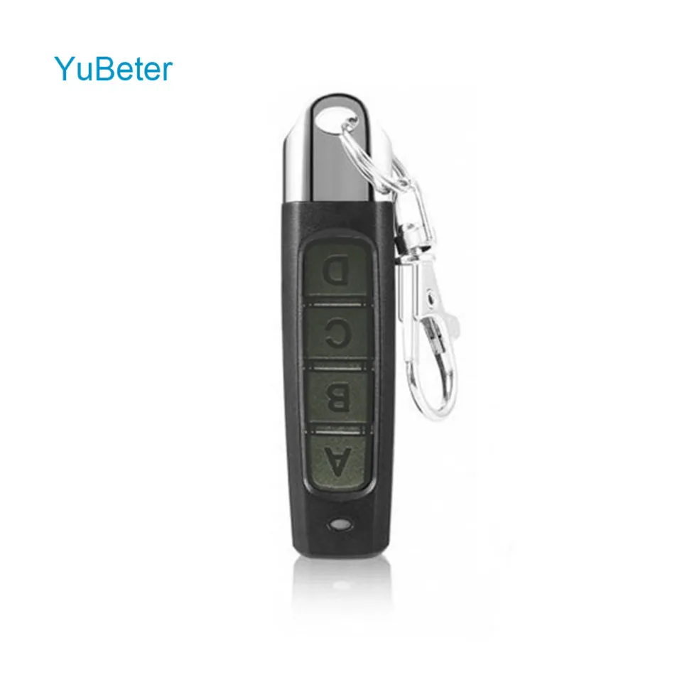 

YuBeter 433MHZ ABCD Button Cloning Garage Gate Opener Electric Remote Control Duplicator Wireless Transmitter Remote 315/330MHZ