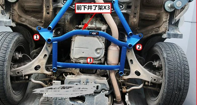 TTCR-II Subaru XV Impreza New Forester balance bar top bar chassis  reinforcement reinforcement rod modification