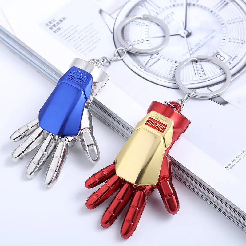 

Marvel Jewelry SuperHero The Avengers Metal Pendant Keychain Iron Man Thor Hulk Batman Keyring Porte Clef Chaveiro Key Holder