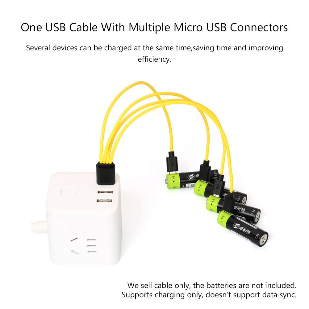 5 В/2 а USB 2 0 к Micro AA AAA зарядный кабель разветвитель шнур для Samsung Huawei Google телефонов