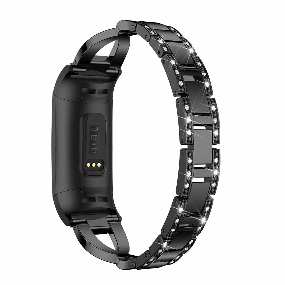 Watch-Band-for-Fitbit-Charge-3-Band-Strap-Stainless-Steel-Metal-Wrist-Strap-Women-Jewelry-Bracelet (2)
