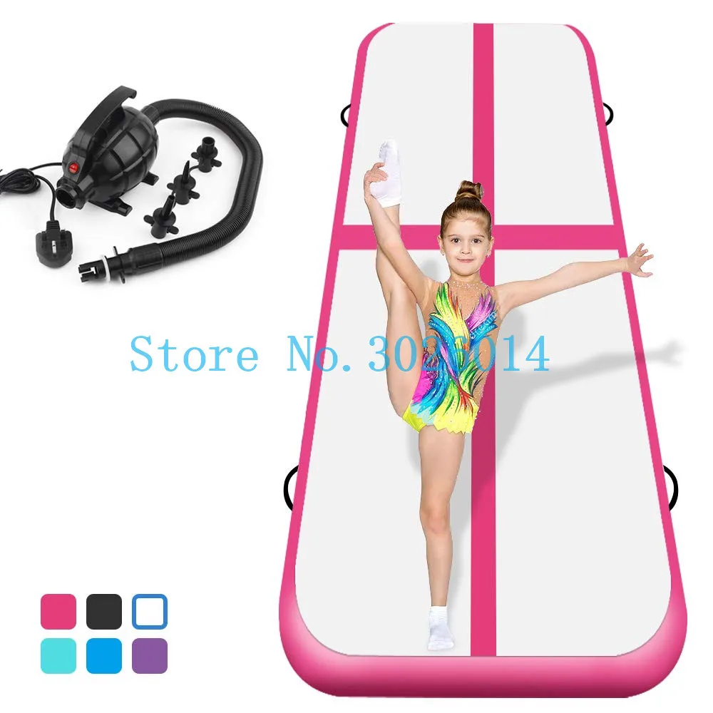 

Free Shipping 3x1x0.1m Pink Inflatable Gymnastics Mattress Gym Tumble Airtrack Floor Tumbling Air Track For Sale