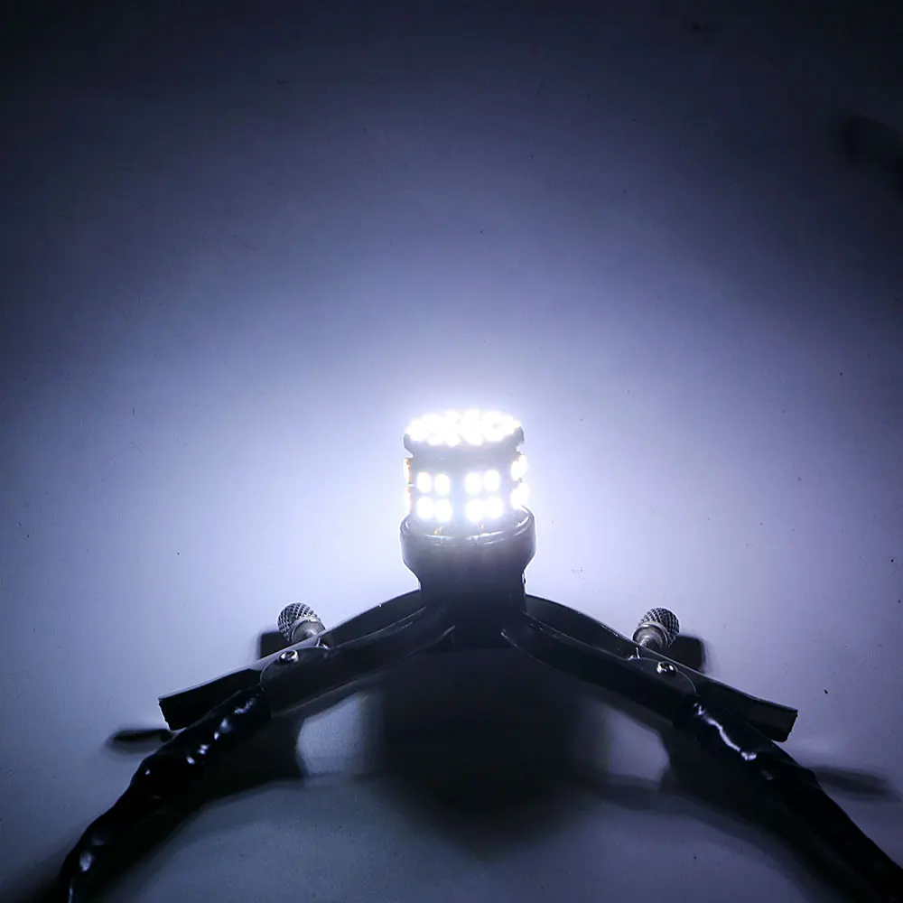 FORAUTO 1 Pair W21/5W 50SMD Car LED Brake Light T20 7443 Backup Reserve Lights Stop Rear Bulb Auto Turn Signal Lamp FORAUTO 1 Pair W21/5W 50SMD Car LED Brake Light T20 7443 Backup Reserve Lights Stop Rear Bulb Auto Turn Signal Lamp