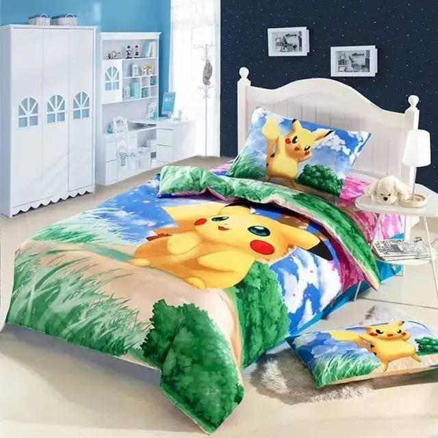 Children 3d Bedding Set Minecraft Creeper Kids Bed Set Twin Full