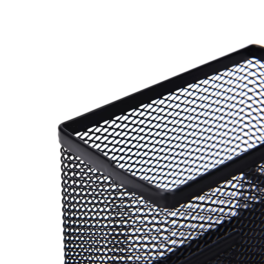 Black Cube металлическая подставка сетки Стиль ручка, карандаш, линейка Holder стол Организатор Коробка для хранения металлический держатель пера офисные товары для дома