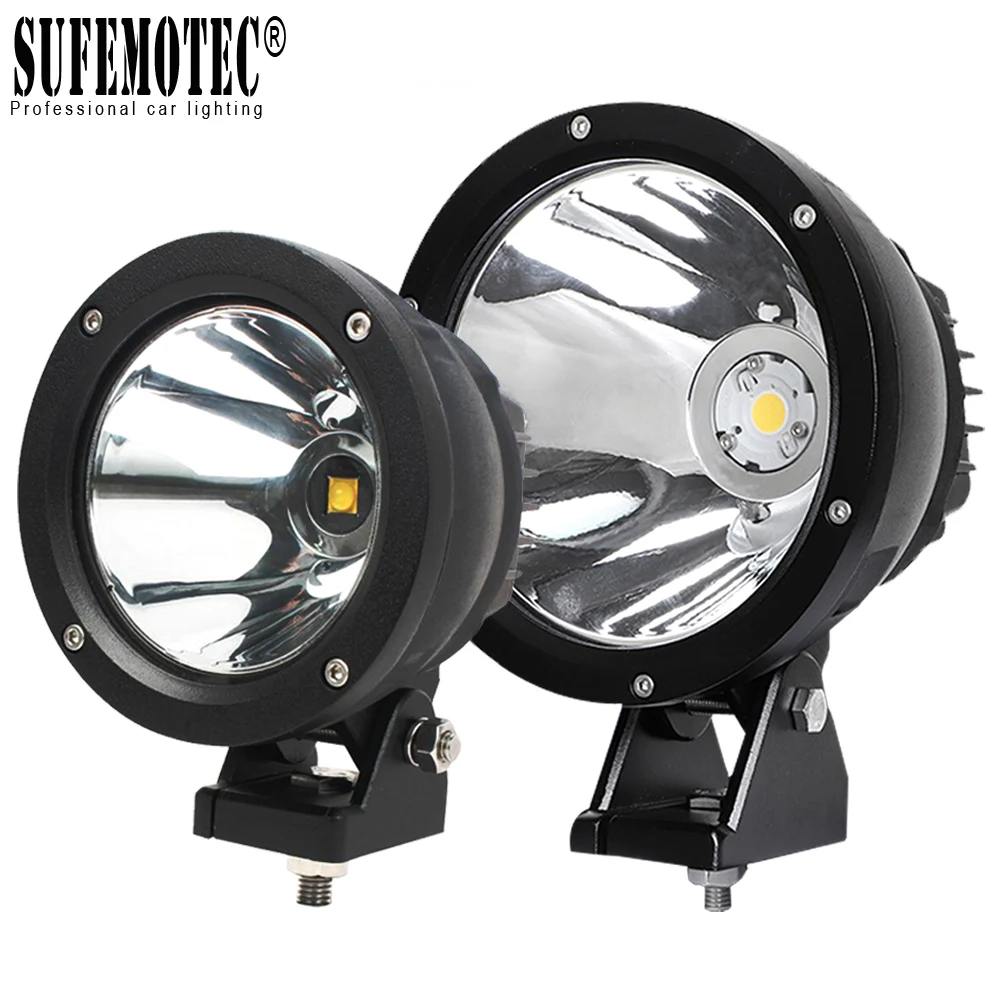 

4" 25W 7 Inch 50W Round Led Work Light Car Spot Beam For 4x4 Offroad Truck 4WD ATV SUV Motorcycle Driving Lamp 12V 24V Spotlight