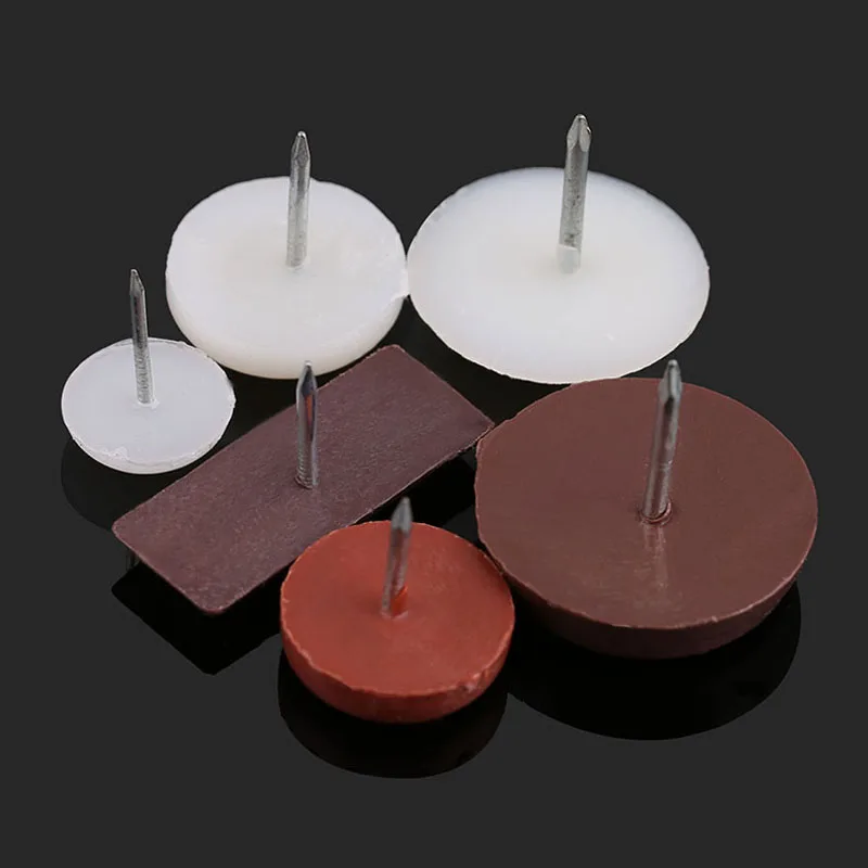 10PCS Flat Bottom, Plastic to Nail, Furniture to the Nail, Decorative