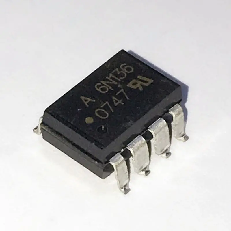 6pcs A6N136 6N136 Optocoupler Package SOP8 Optical Isolator OptocouplerReplacement Parts
