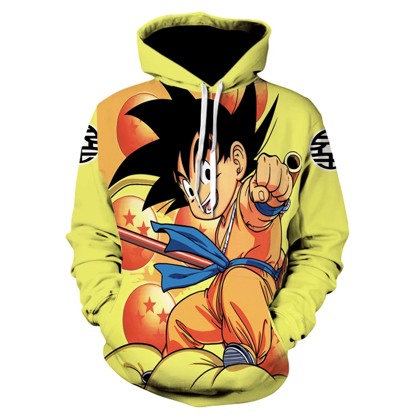 Devin Du/брендовая толстовка с драконом мячом Z детская одежда Goku объемным капюшоном