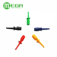 10 шт. 1,7 ''мультиметр свинцовый провод комплект тестовый крюк зажим Захваты зонд SMT/SMD IC D20 кабель сварки