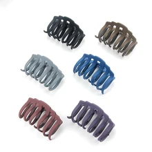 New Fashion Women Hair Claws Hair Crab Clamp Hairgrip Plastic Hair Clip Claw Hair Accessories for Women Hairdressing Tool Claw metal rhinestones hair clip vintage bronze plating butterfly hair claw retro flower hairgrip women hair jewelry