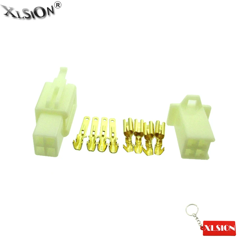 XLSION Aftermarket 4 контакта Электрический провод Разъем Жгут жгута ATV Go Kart Мотоцикл яма