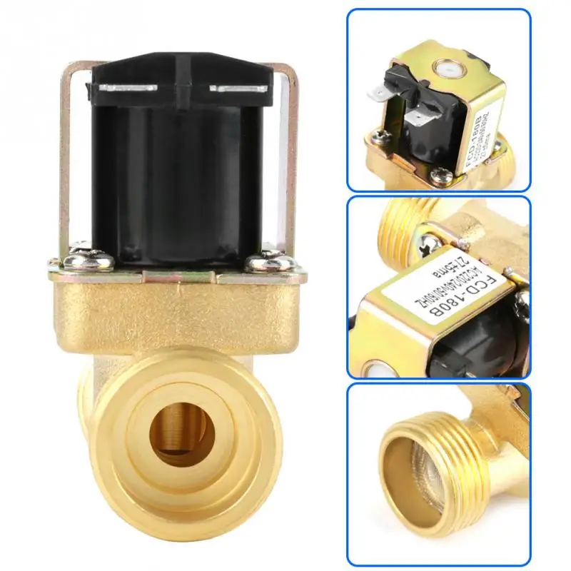 240V G1 solenoid valve AC220 2 inch NC brass solenoid valve Normally closed water inlet valve 0.02-0.8 MPa class E insulation class solenoid valve Solenoid valve