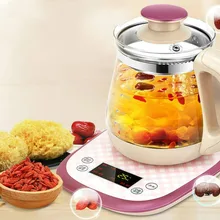 Полностью автоматический утолщенной стекло многоцелевой чайник кипения горшок Черный Защита от перегрева