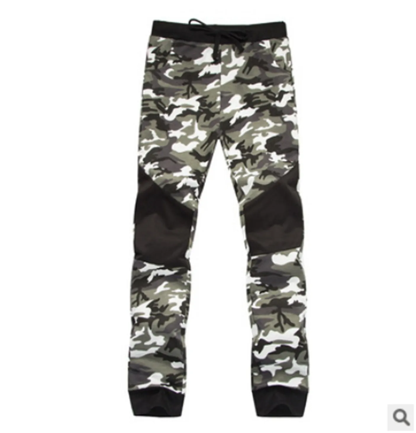 2018 Новый Для Мужчин's Повседневное обтягивающие джинсы CARGO CAMO Denim Fit Брюки для