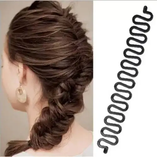 4pcs/set 3 Kinds Magic Hair Styling Accessories Set Braiders Hair Pin Bun Roller Maker Hair Braiding Twist Curler Styling Tool