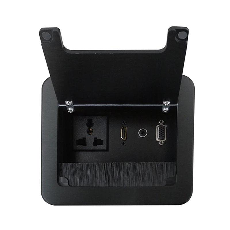 2018 New And Hot Cable Cubby with Power VGA 3.5 Audio and HDMI ,Brush socket/Table socket ,free shipping 2018 New And Hot Cable Cubby with Power VGA 3.5 Audio and HDMI ,Brush socket/Table socket ,free shipping