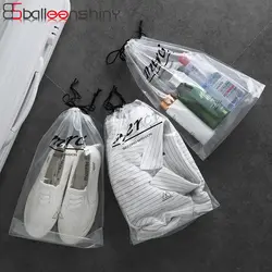 BalleenShiny 5 шт./компл. ПВХ сумки-кисеты водостойкие прозрачные ассортиментные наборы, пакет сумки для хранения путешествия стиральная Neaten