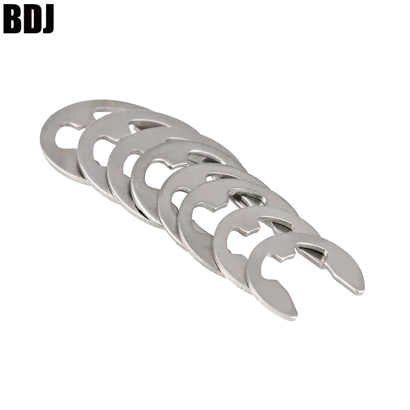 DIN6799 GB896 M2 M2.5 M3 M3.5 M4 M5 M6 M7 M8 10 304 фиксатор стопорного кольца из нержавеющей стали E type