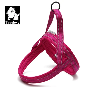 

Reflective Security Soft Mesh Padded Dog Harness Nylon Adjustable Cat Puppy Harness Soft Walk Vest Large Dog