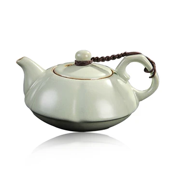 

13.5x7cm Ruyao Piao Yi Porcelain Teapot Cha Hu Ceramic Teaset Puer Tea Teapot Oolong Tea Teapot Black Teapot