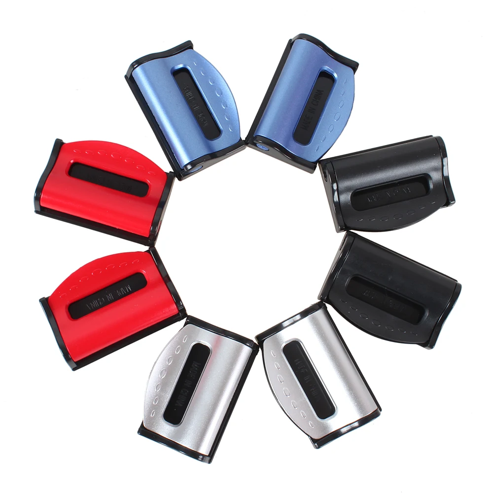 2pcs Car Seat Belts Clips Safety Adjustable Stopper Buckle Plastic Clip