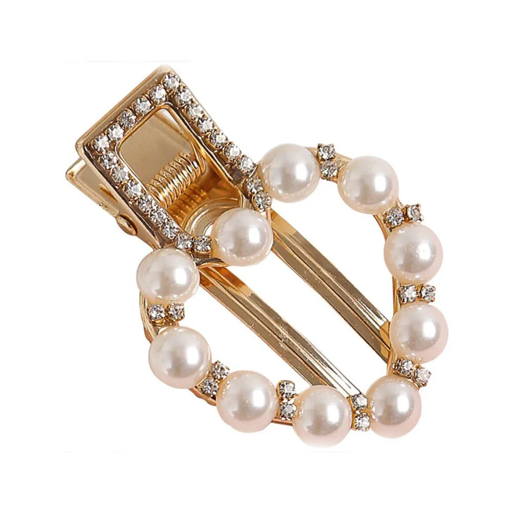 2019 Fashion Pearl Beads Hair Clip Barrette Handmade Stick Hair Clips Hairpin For Girls Hair Accessories Styling Tool