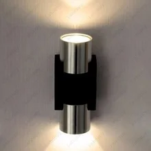 Диммируемый/не 2 Вт светодиодный настенные светильники вверх/вниз свет Крытый прожектор диско лобби Vestibule магазин столовая студия