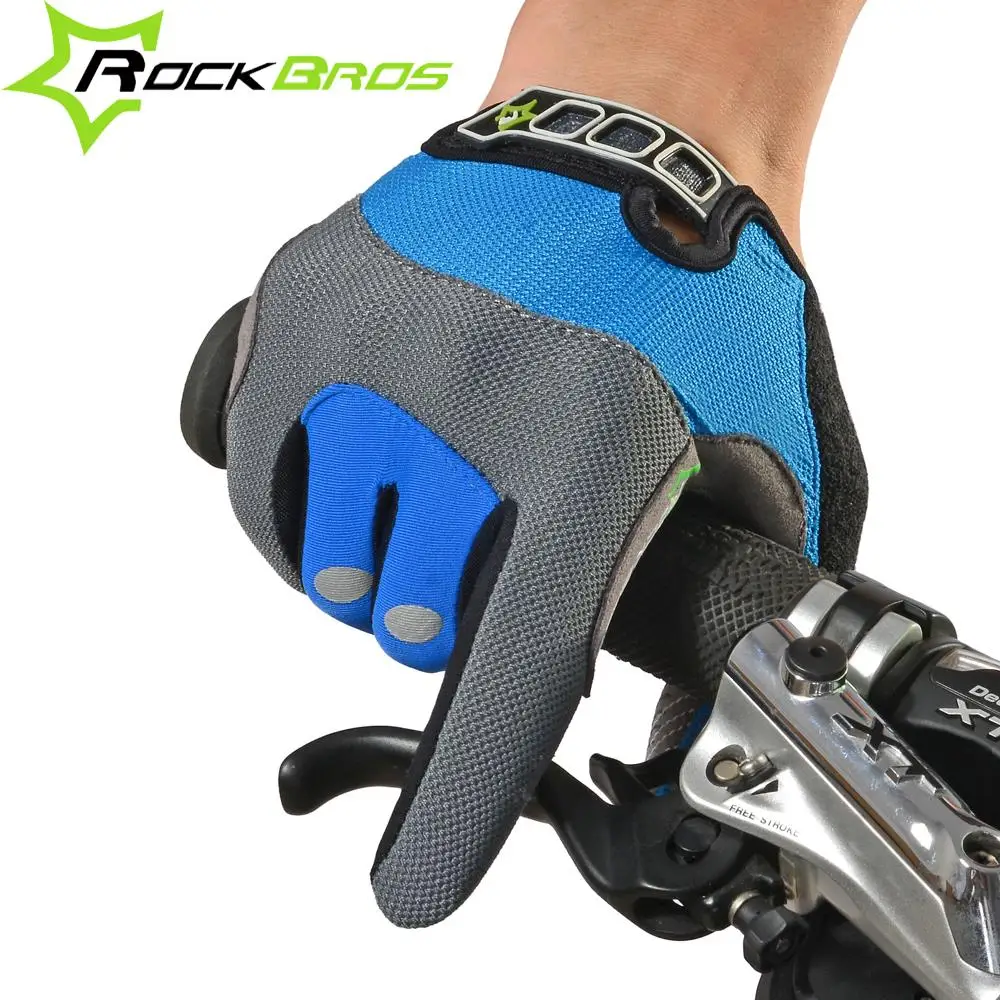 

ROCKBROS Cycling Gloves Full Finger Touch Screen Men Women Winter Warm MTB Bike Bicycle Windproof Gloves For Smartphone Phone