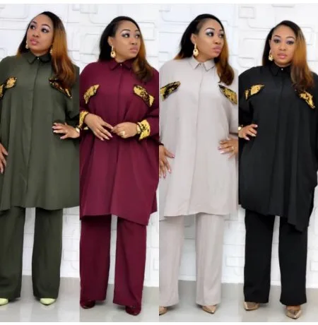 

2019 new arrival sexy fashion style african women plus size suits