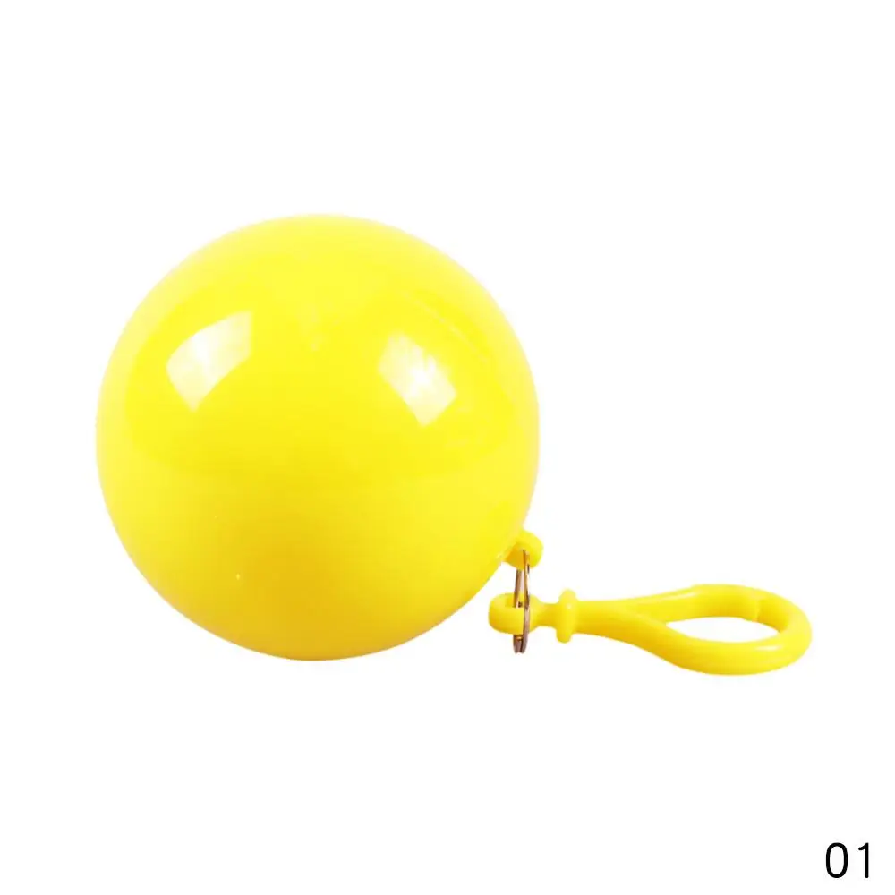 Emoticone Pluie Ponchos dans une boule avec Handy clip Urgence Pluie Poncho