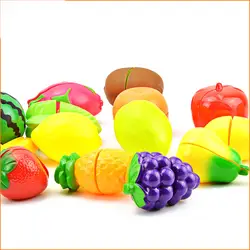 Детские ролевые игры кухонные игрушки резка фрукты овощи миниатюры еды играть по дому игрушка для обучения подарки
