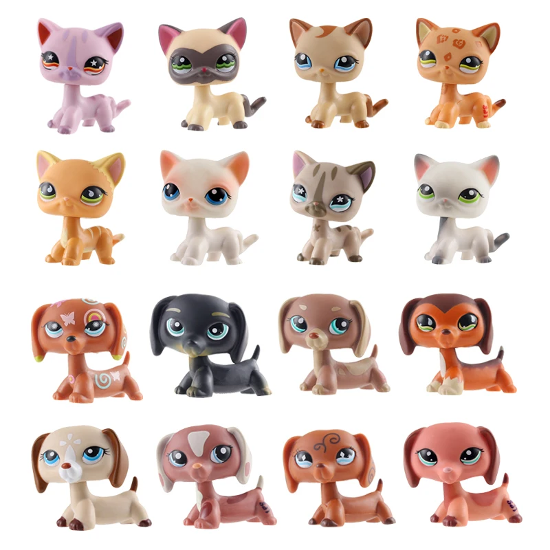 

Rare LPS Pet Toy Cute Short Hair Cat Animal 41 Styles Collection Complete Works Action Figure Free Shipping