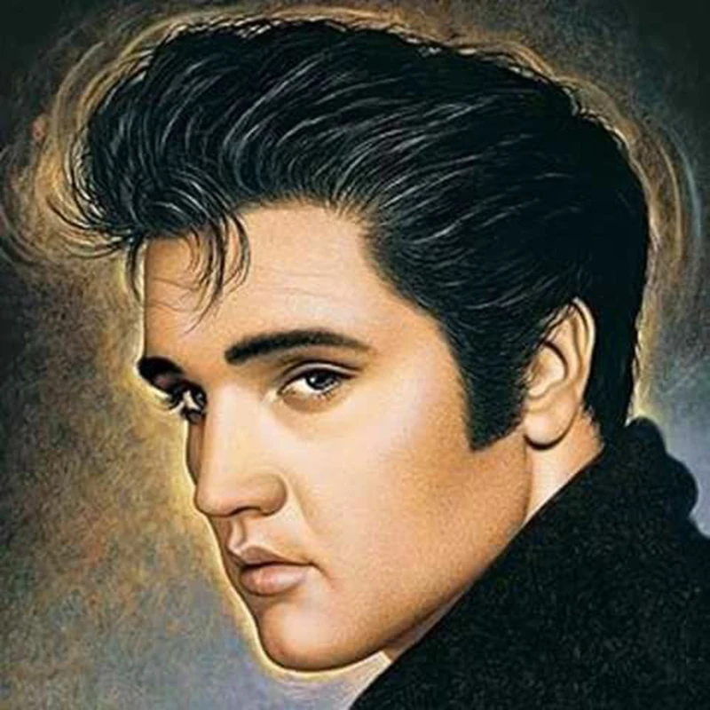

Diamond Painting Diy Full Square Daimond Painting "Rock Elvis Photo" Mosaic Rhinestone Painting Diamond Room Decor Art LE01361