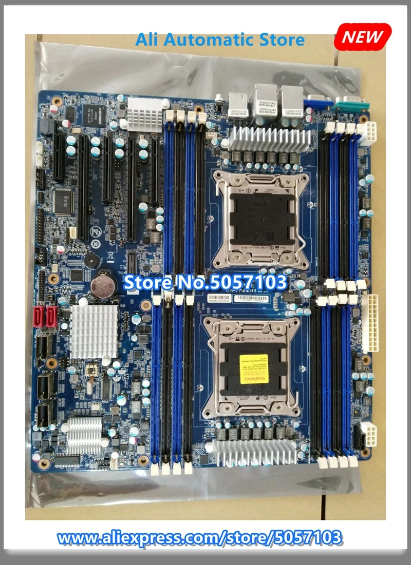 US $580.02 GA7PESH1 X79 Server Board 2011 Pin C602 Chipset