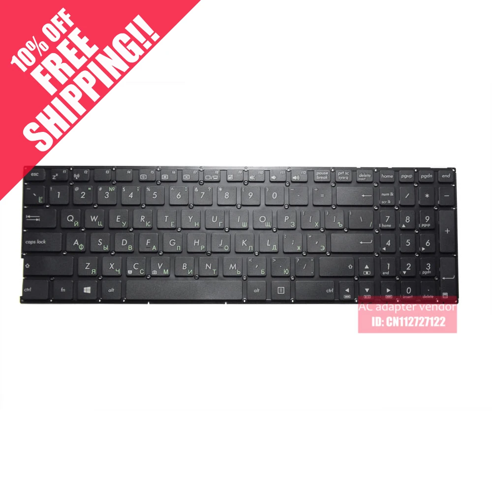 Русская клавиатура для ноутбука ASUS X552 X551 X552C X552E X551MA X551MAV F550 F550V X551C X551CA X554L |
