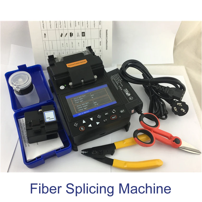 Ручной FTTH сварки сплайсинга машина слияние оптических волокон Splicer