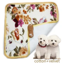 Лидер продаж высокое качество Классические бархат собака Cat Водонепроницаемый электрическая грелка Нагреватель Теплее Коврики кровать Одеяло 45*45 см