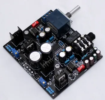 

TPA6120A earphone amplifier board Deluxe version use original amplifier chip TPA6120A NE5534 use relay ALPS model 27