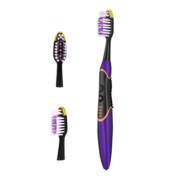 

Battery Operated Electrical Toothbrush Adults DuPont Silicone Teeth Brush Head Waterproof Acoustic Wave Sonic Toothbrush Kids