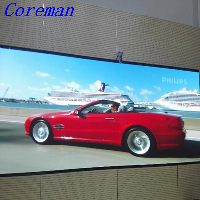Coreman Крытый реклама светодиодный экран P8 светодиодный дисплей RGB Полноцветный SMD 512x512 мм кабинет p2.5 P3 p4 p5 p6 P8 P10