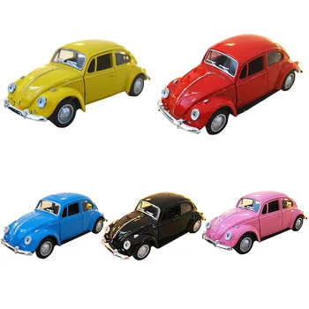 

Kids Mini Cartoon Pull Back Car Model Toy Simulation Car can Open-door Educational Toys for Children Gift
