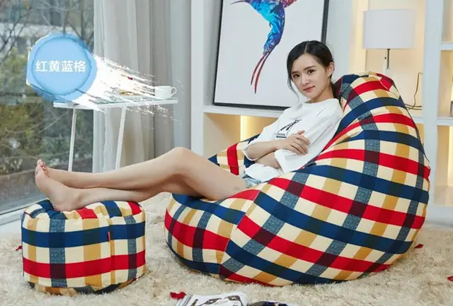 Cover Only No Filler Stool Smany Styles Europe Bean Bag Sofa Cover Only No Filler Stool Smany Styles Europe Bean Bag Sofa Living