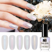 NEE JOLIE 1 бутылка перламутровый лак для ногтей Блестящий корпус проблеск лак для ногтей DIY Дизайн 3,5 мл/7,5 мл маникюр