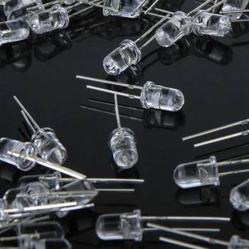 

Super Bright Light Bulb Led Lamp New Round 50Pcs 5mm RGB Light Discrete LED Bulb Light Luminous Diode Light-emitting diode