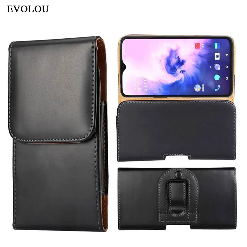 Кожаный чехол с зажимом для ремня oneplus 7 Pro 6T 5T 3T кожаный Nokia 5 1 6 2018 X5 X6 X7 X2 N930 3310|Сумки