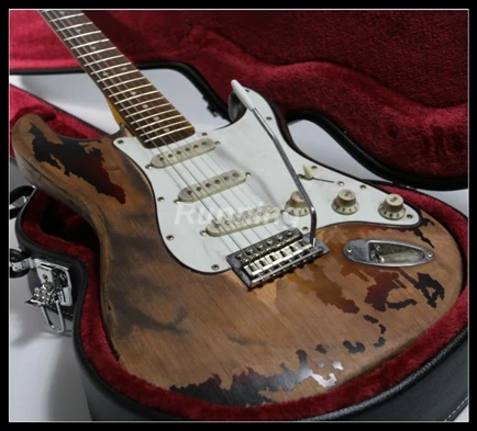 Тяжелый Relic Rorg Gallaglee электрогитары с тремоло Бридж Sunburst Цвет ольхи тела
