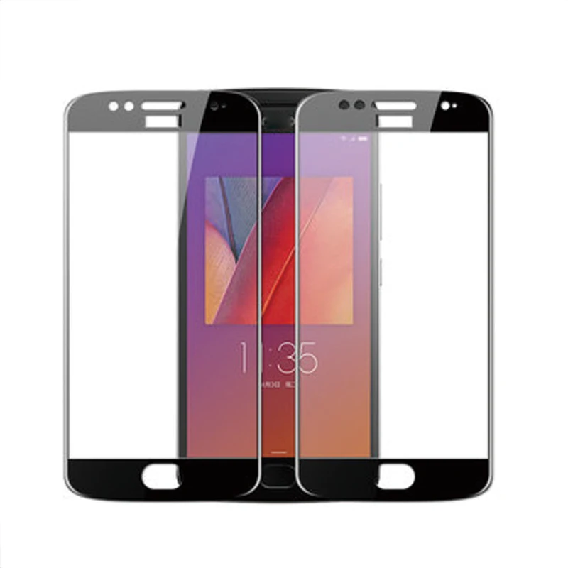 Изогнутое закаленное стекло с полным покрытием для Moto G5S защита экрана от царапин